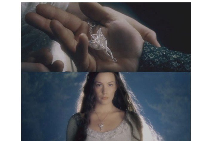 Řetízek Arwen Pán prstenů (Lord of the rings)