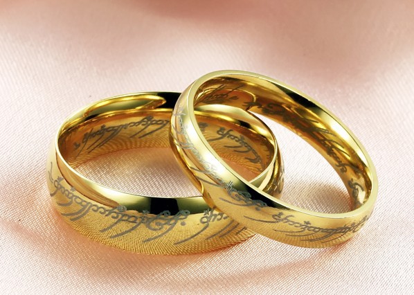 Prstýnek Pán prstenů (Lord of the Rings) - ocel