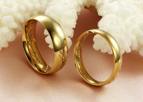 Prstýnek Pán prstenů (Lord of the Rings) - ocel