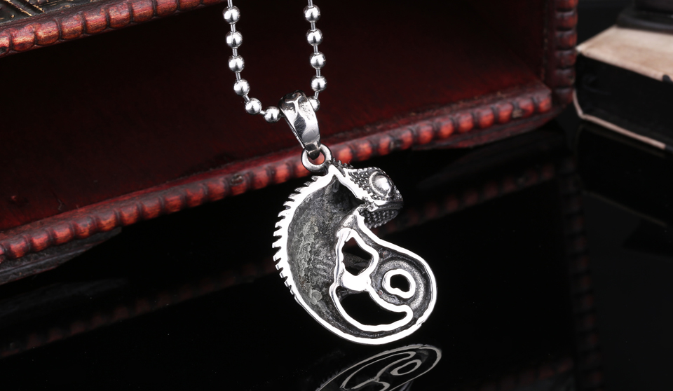 Řetízek ještěrka (ocel) 3