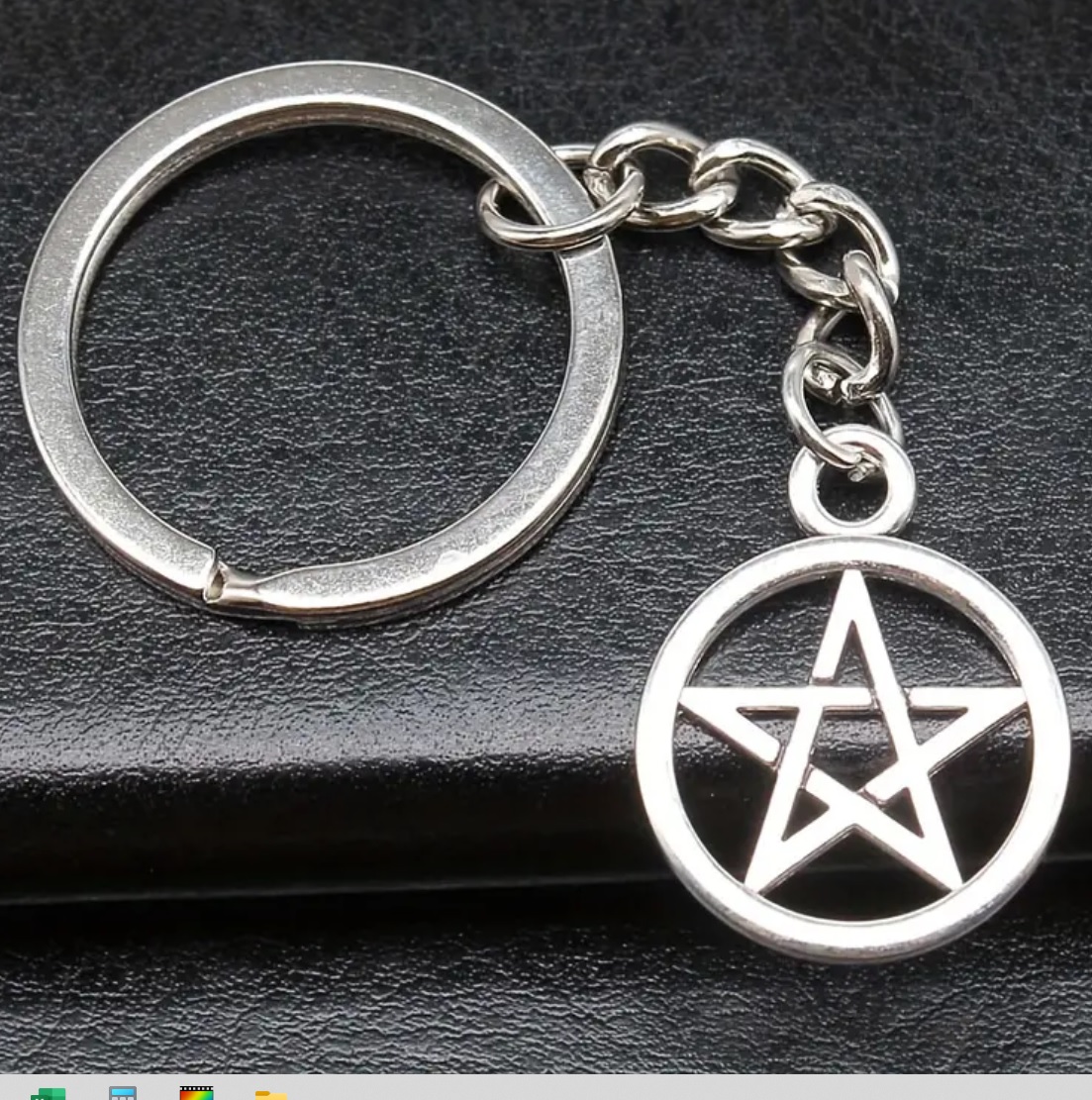 Klíčenka pentagram