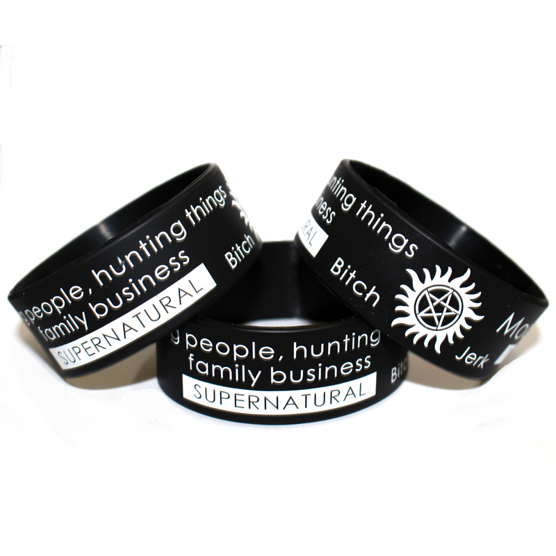 Náramek Supernatural (Lovci duchů) - gumový