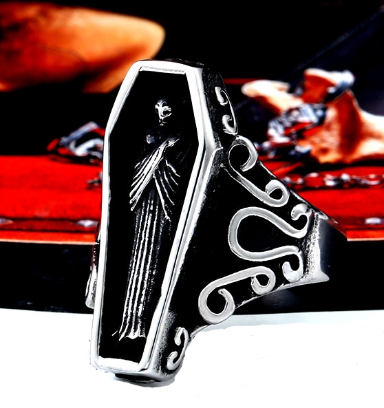 Prsten rakev - ocelový