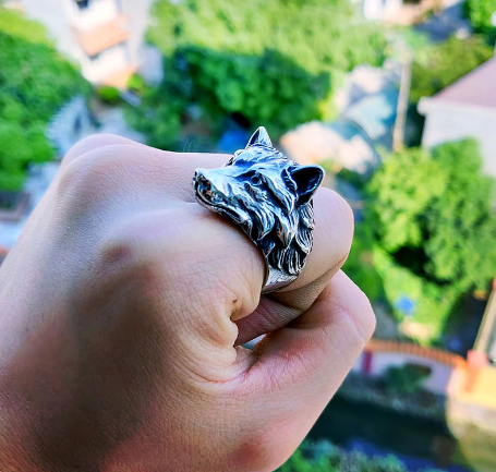 Prsten vlk - ocelový (5)