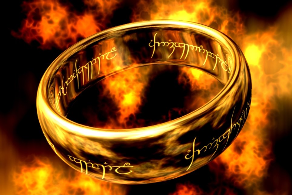 Prstýnek Pán prstenů (Lord of the Rings) - ocel