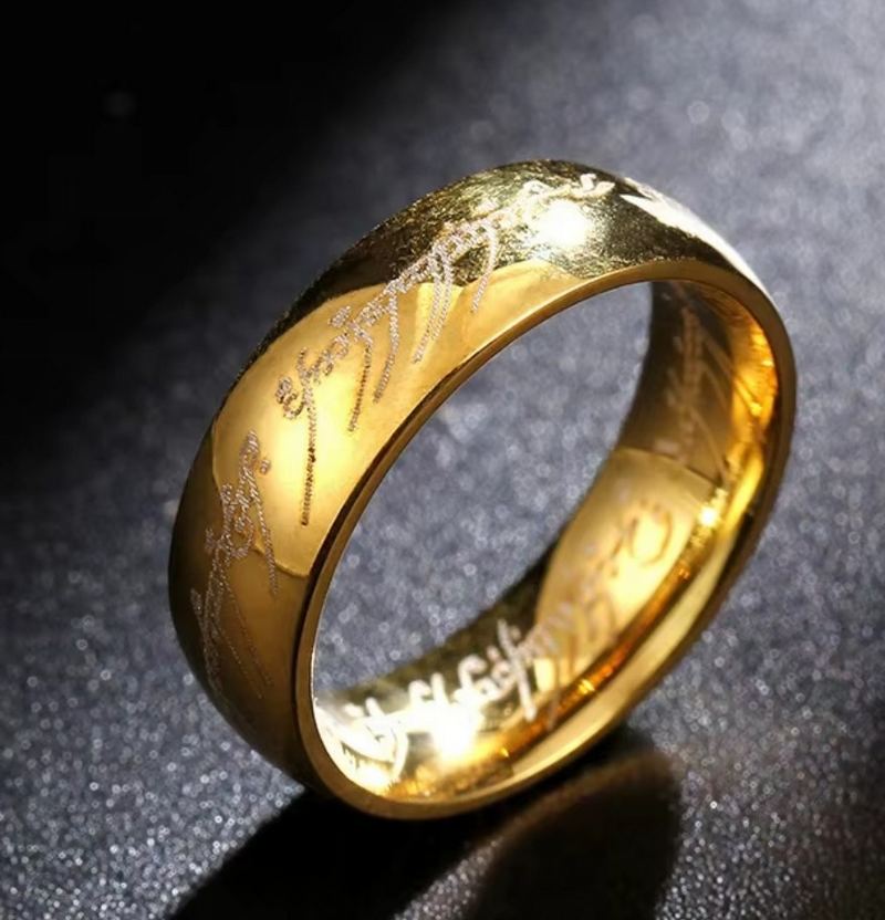 Prstýnek Pán prstenů (Lord of the Rings) - ocel