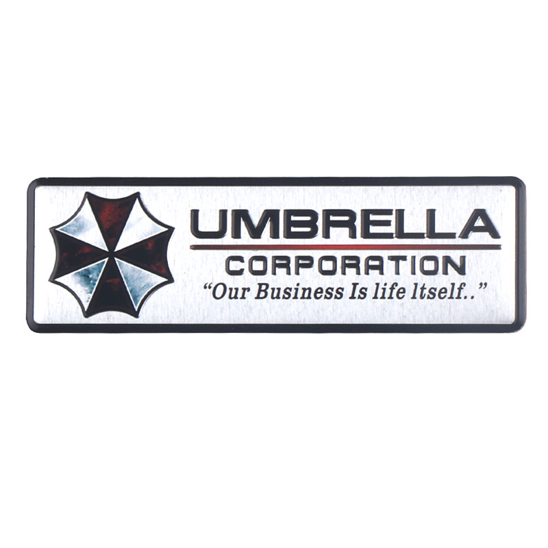 Samolepka (na auto, notebook) Resident Evil - Umbrella Corporation - 3D (17)