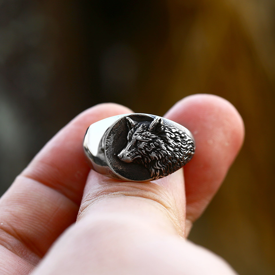 Prsten vlk - ocelový (7)