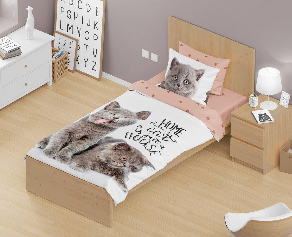 Povlečení kočka - kočky