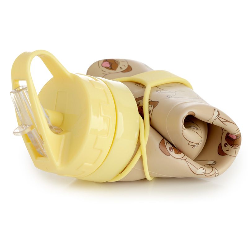 Silikonová skládací láhev mops - 600 ml