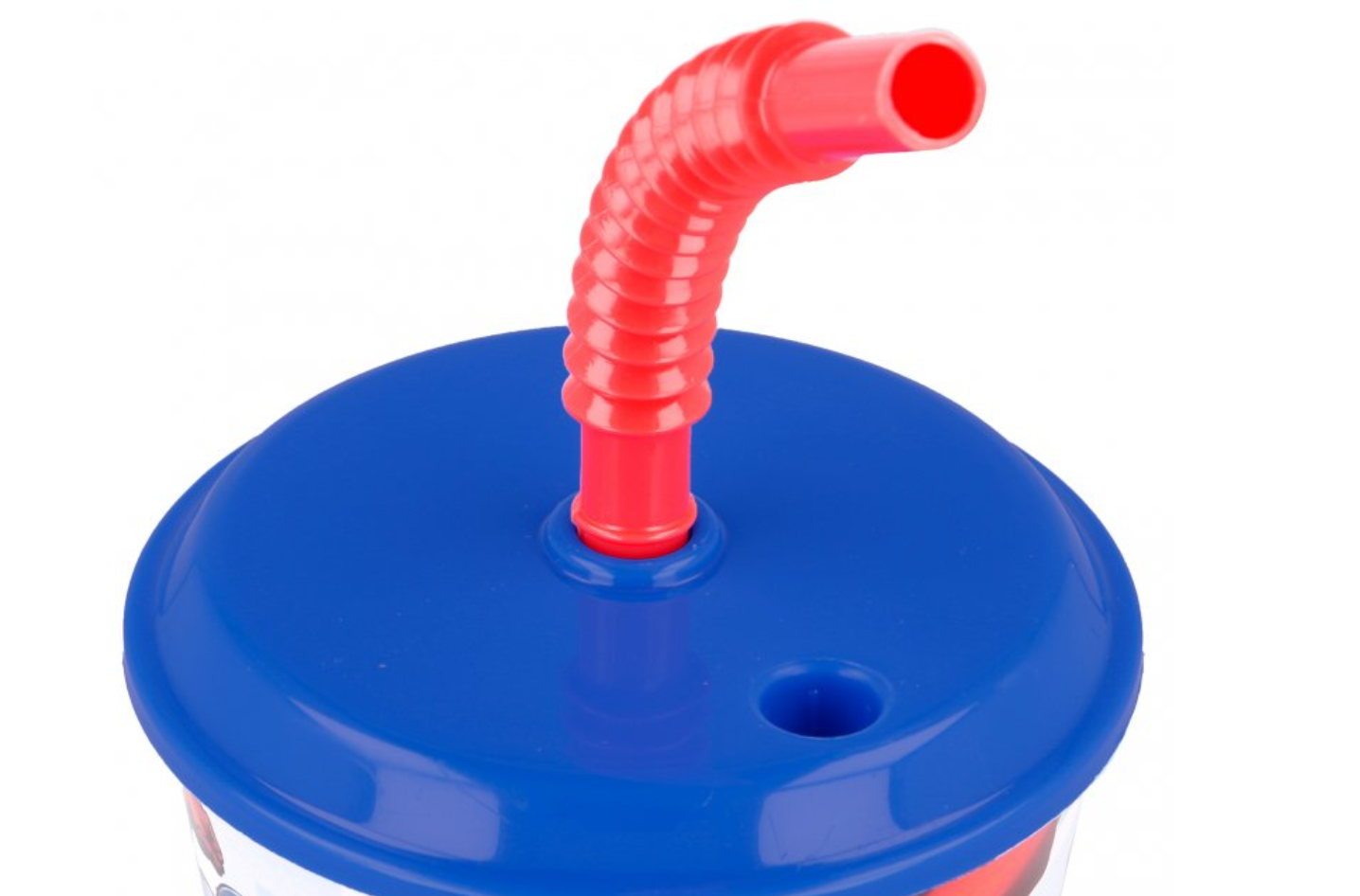 Plastový kelímek s brčkem Avengers - 430 ml