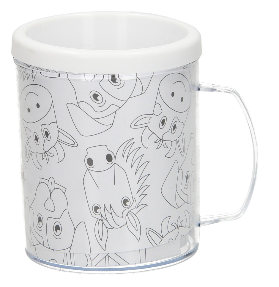 Hrnek farma - vybarvovací