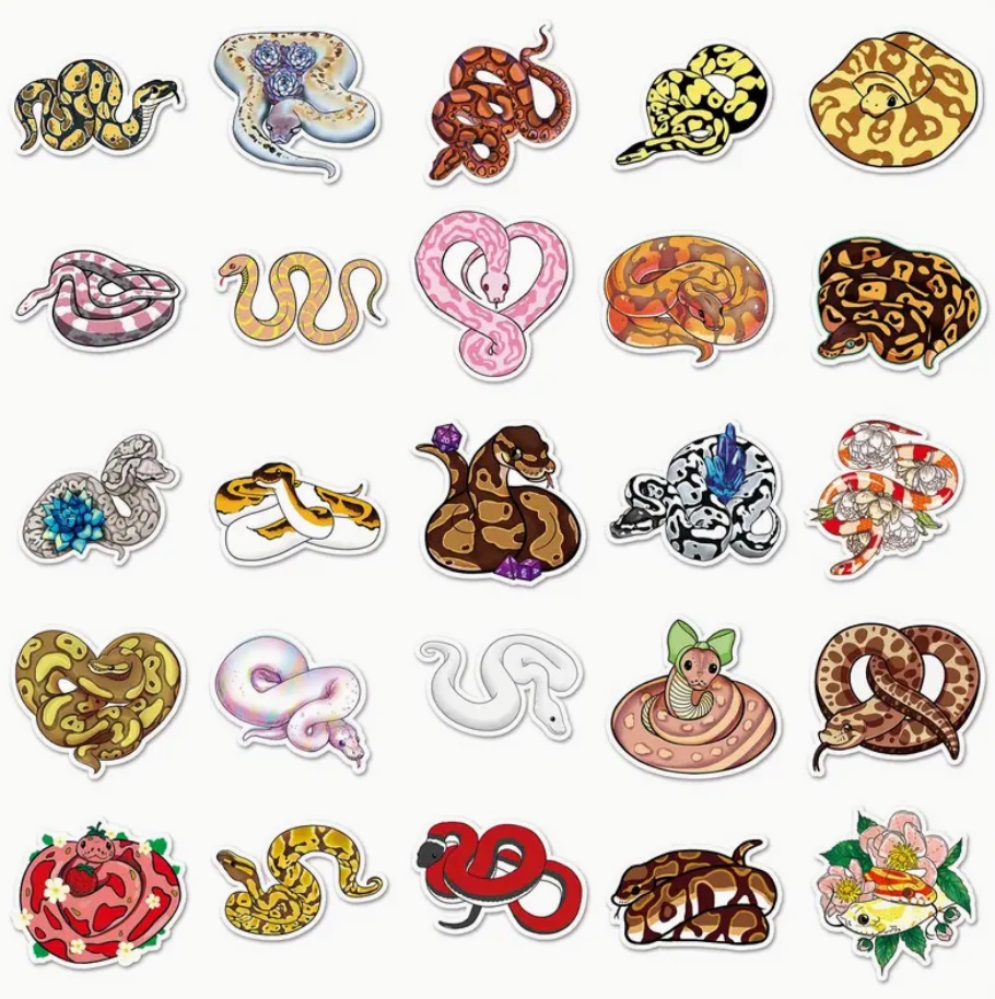 Set 50 samolepek had