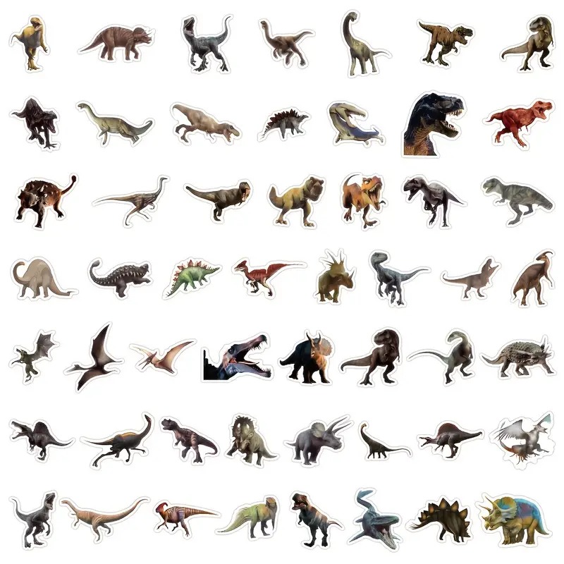 Samolepky dinosauři - 53 ks