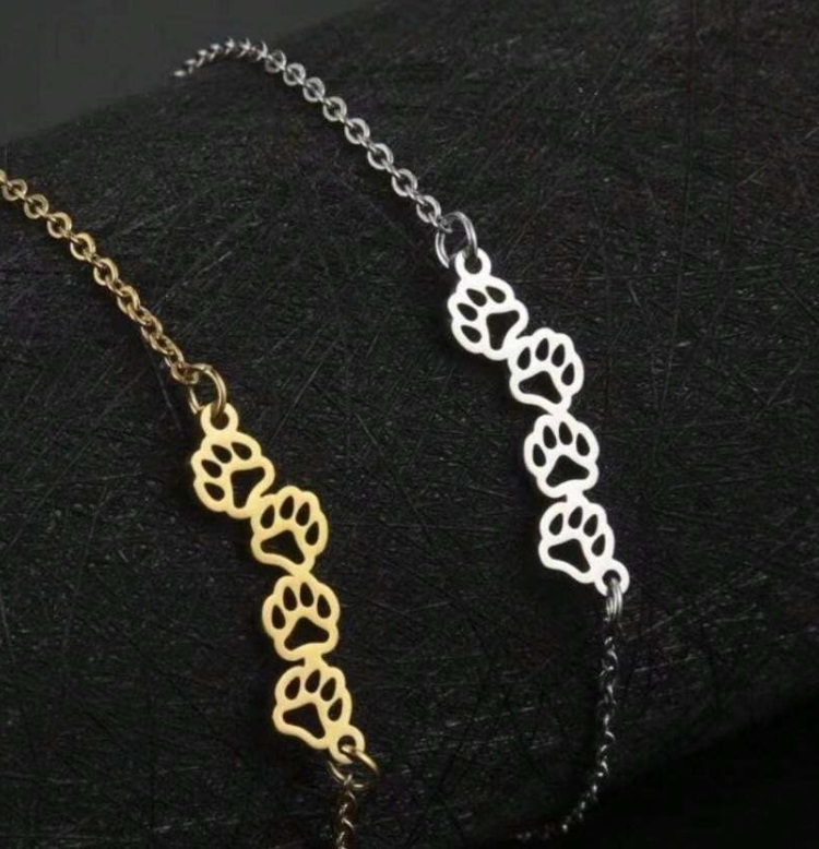 Náramek tlapky (ocel) 2