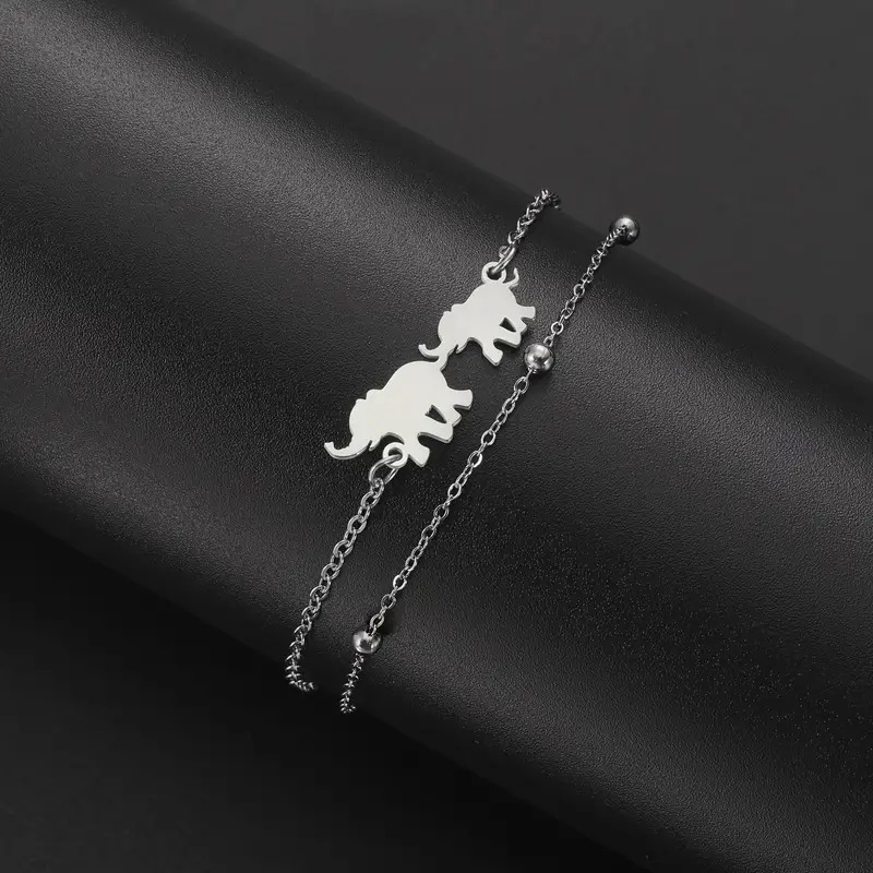 Náramek slon (ocel) 5