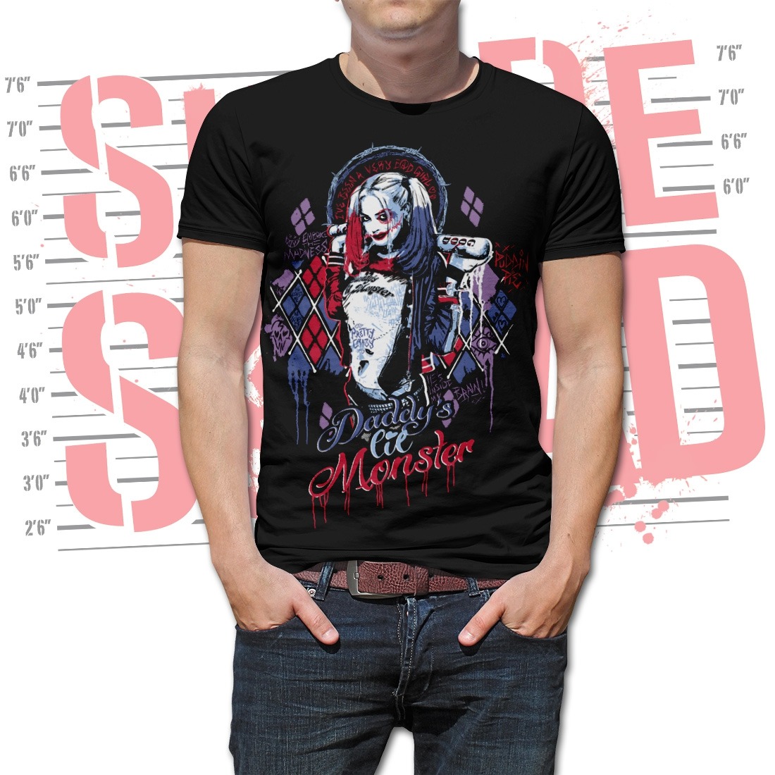 Pánské tričko Suicide Squad (Sebevražedný oddíl) - Harley Quinn (9)