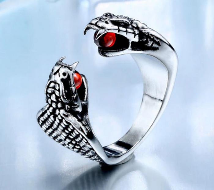 Prsten had - kobry - ocelový (16)