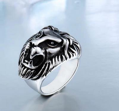 Prsten lev - ocelový (5)