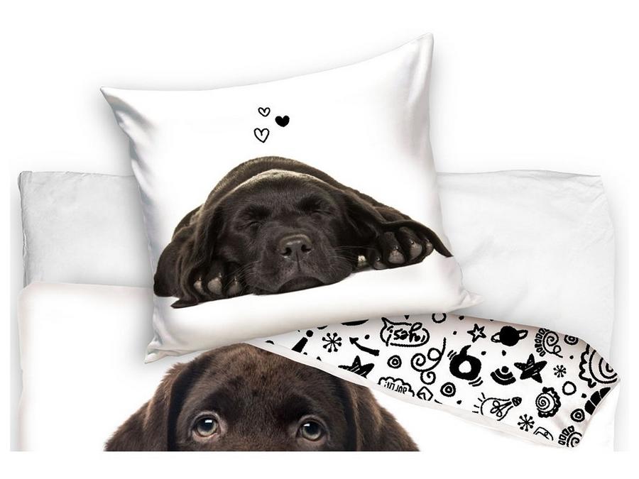 Povlečení štěňátko - hnědý labrador