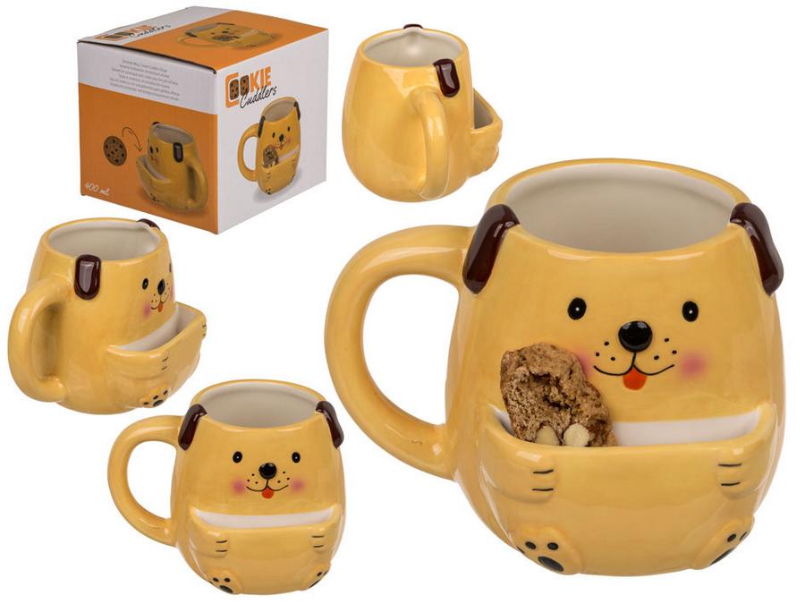 Hrnek pejsek s přihrádkou na sušenky