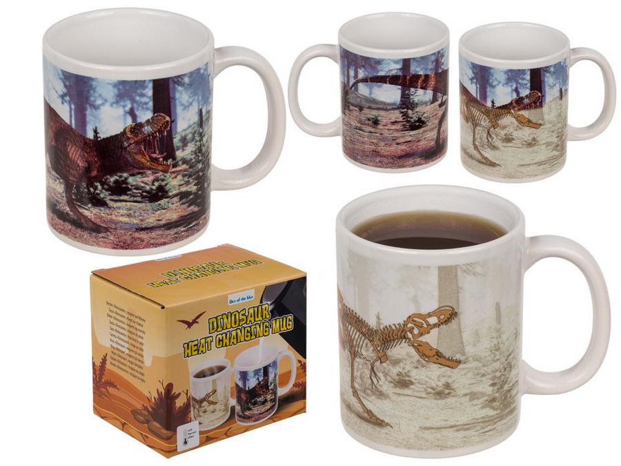 Hrnek dinosaurus - mění barvu