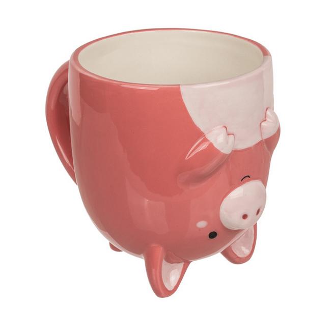 Hrnek prase - vzhůru nohama