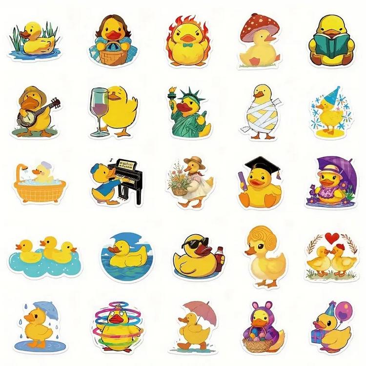 Set 50 samolepek kačenka (3)