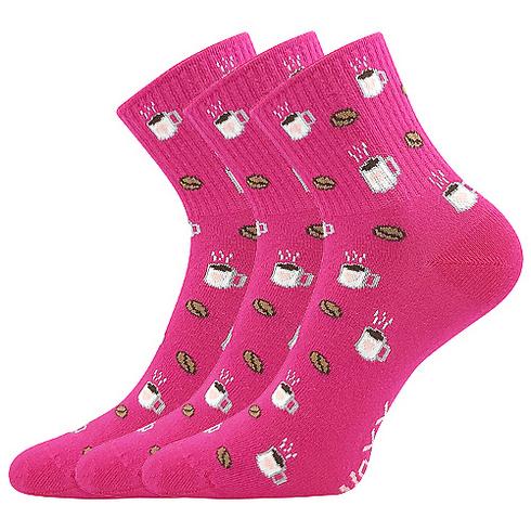 Ponožky káva - dámské