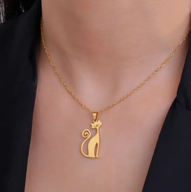 Řetízek kočka (ocelový) 18 - zl