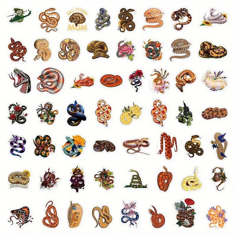 Set 62 samolepek had