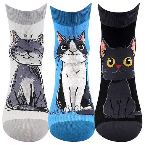 Ponožky kočka - dámské (5F)