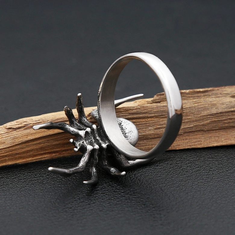 Prsten pavouk - ocelový (3)