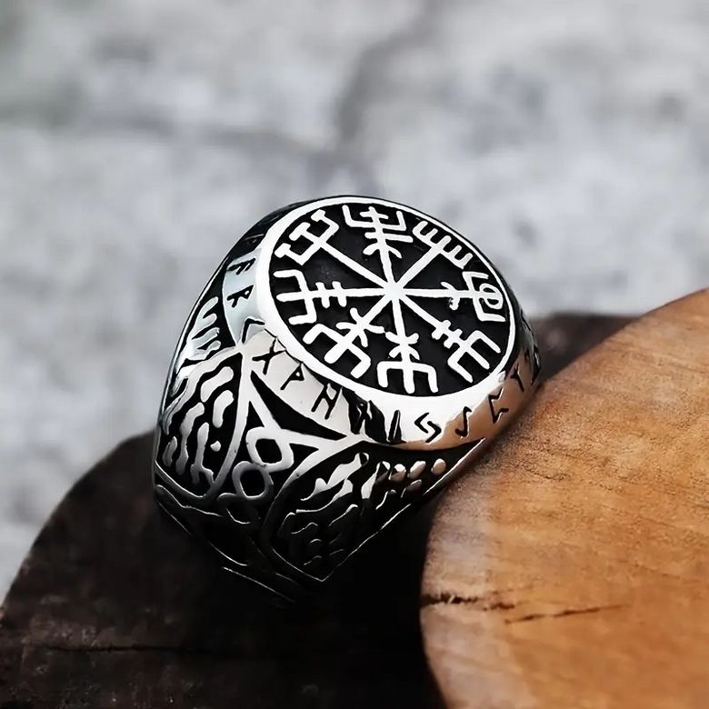 Prsten viking - vegvisir (7)