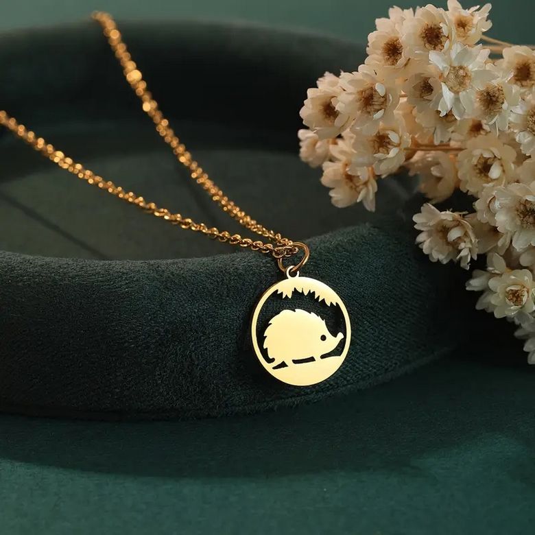 Řetízek ježek (ocelový) zl