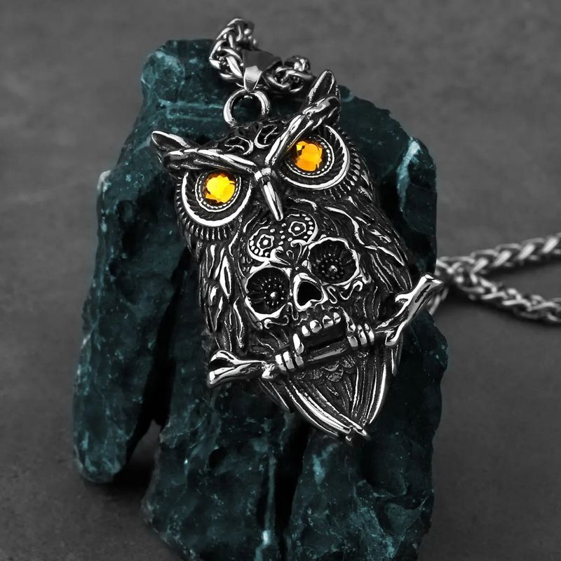 Řetízek sova (ocelový) 9