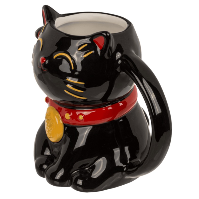 Hrnek kočka Maneki Neko pro štěstí 3D (2)