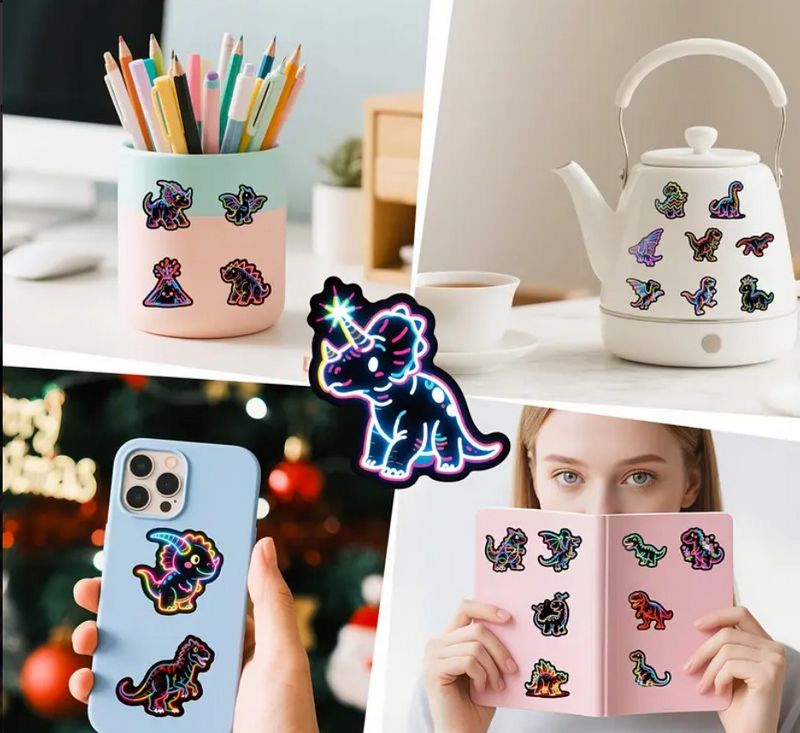 Samolepky dinosauři - 56 ks