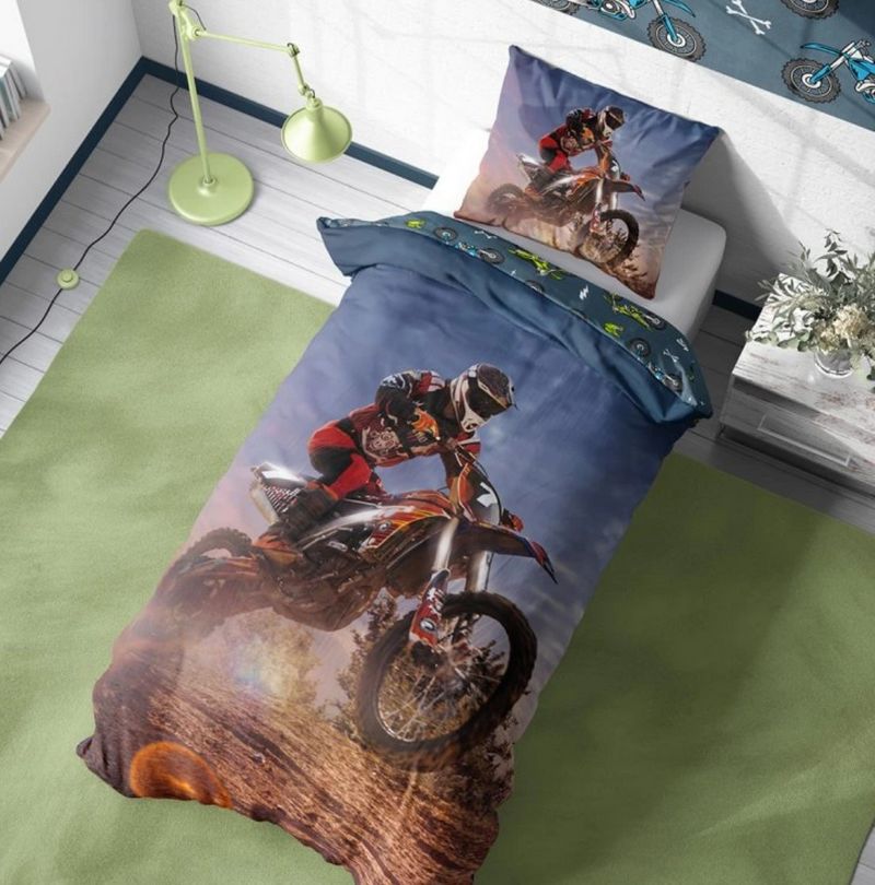 Povlečení motokros - motorkář