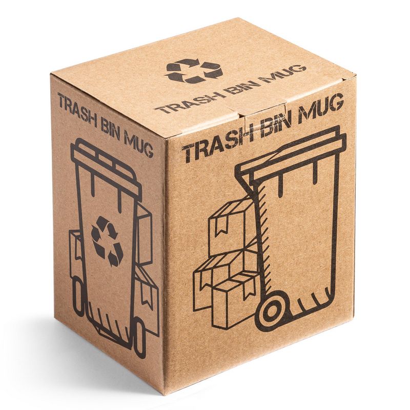 Hrnek popelnice - modrá