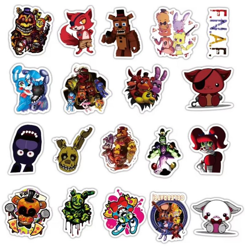 Set 50 samolepek Five Nights at Freddy's (2)