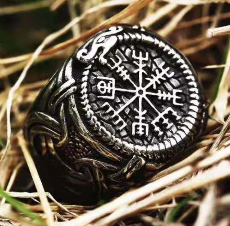 Prsten viking - vegvísir (10)