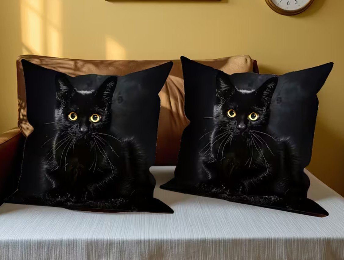 Povlak na polštář kočka (20)