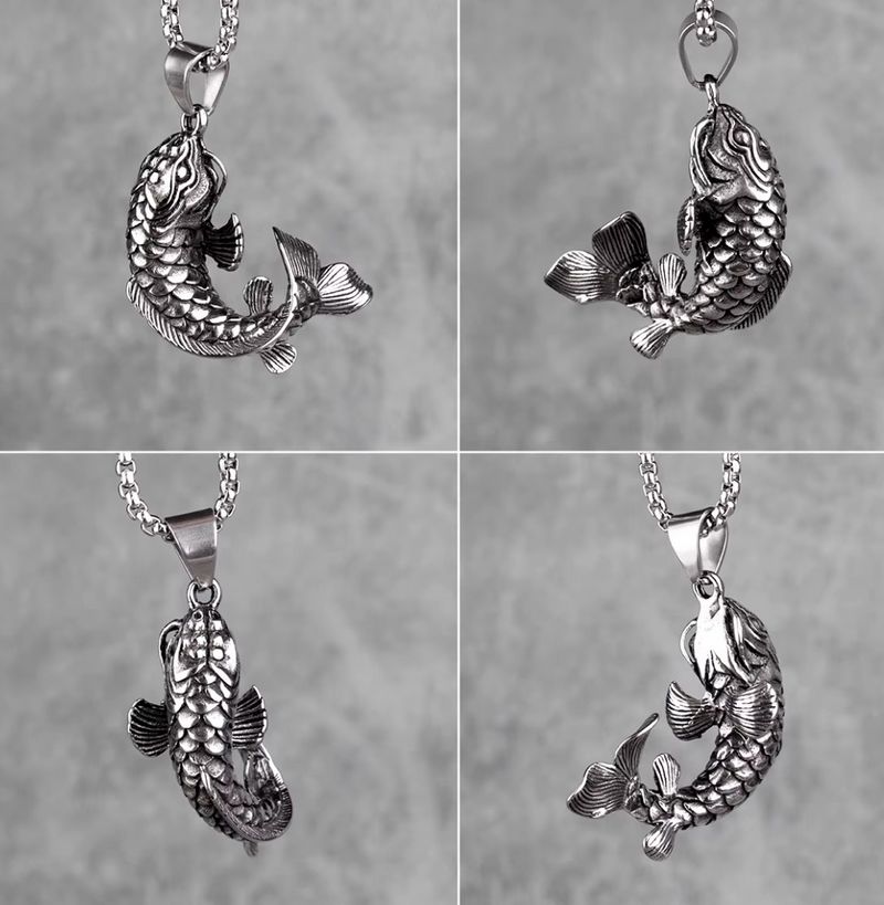 Řetízek ryba (ocelový) 6