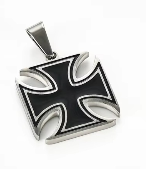 Řetízek kříž (ocel) 18