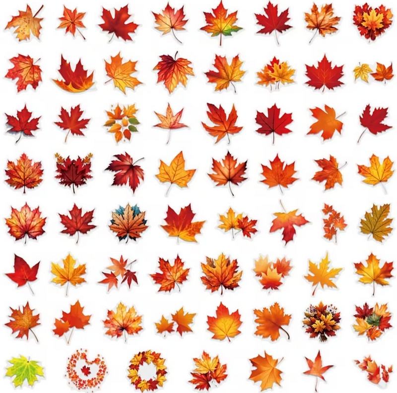 Set 50 samolepek list (3)