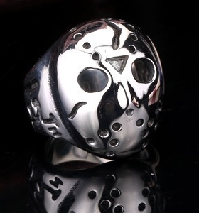 Prsten Pátek třináctého (Friday the 13th) - ocelový