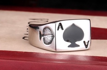 Prstýnek Eso (ocel)