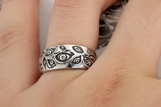 Prstýnek oči (ocel)