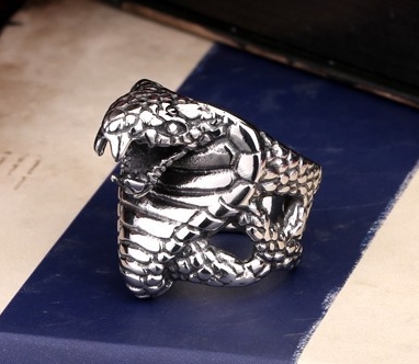 Prsten kobra (ocel) 2